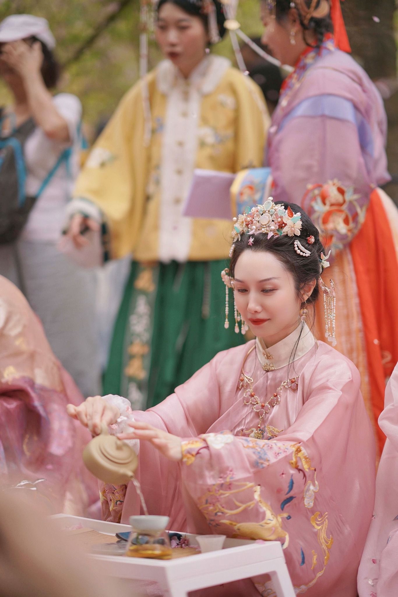 Lot De 5 Cadres Ronds Pour éventail DIY - Structure En Fer, Poignée Courte, Idéal Pour Costumes Hanfu, Mariages Et Photos